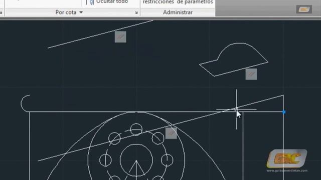Autocad 2015. Tema 12.1 Restricciones Geométricas. смотреть онлайн