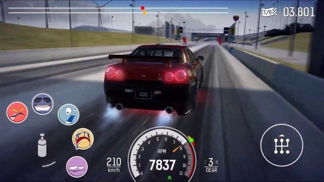 NITRO NATION - NISMO R34GT-R Z-TUNE 1005cogs VS SKYLINE R34 GT-R 987cogs смотреть онлайн