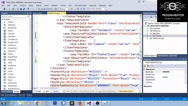 20 | CRUD Application With Grid View And SQL Data Source In ASP.NET Web Forms | Part-2 (Hindi/Urdu) смотреть онлайн