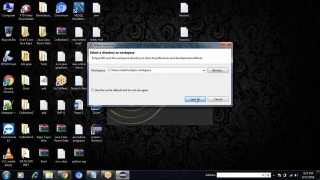 Session 2 Eclipse Installation and basic program смотреть онлайн