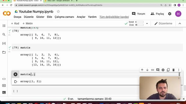 7 - Numpy Matrislerde Slice смотреть онлайн