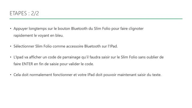 Comment associer un ipad avec un clavier bluetooth slim folio смотреть онлайн
