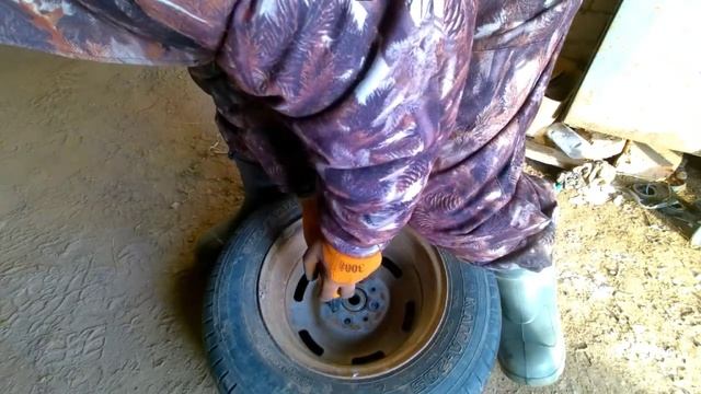 Колеса от жигулей на телегу от мотоблока. смотреть онлайн