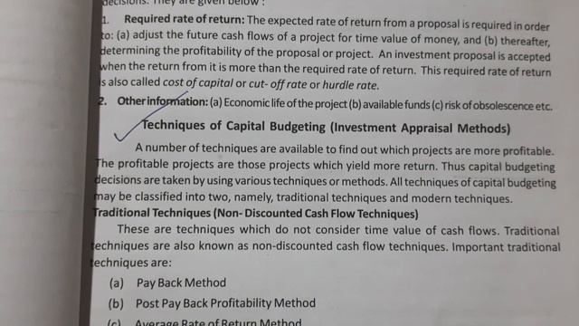 Calicut University 5th sem Bcom Financial Management 2nd chapter Capital Investment Decision смотреть онлайн