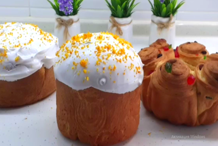 ПАСХАЛЬНЫЙ КУЛИЧ сдобный мягкий и вкусный. смотреть онлайн