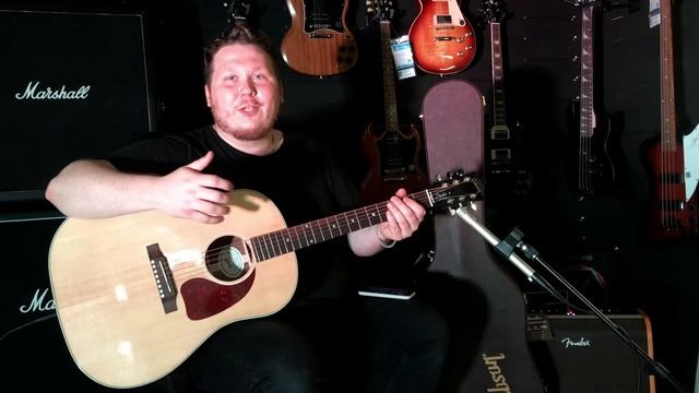 Акустика от Gibson?! Обзор на легендарный Gibson J-45 смотреть онлайн