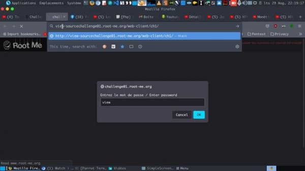 Javascript - Source Web Client (root-me.org)