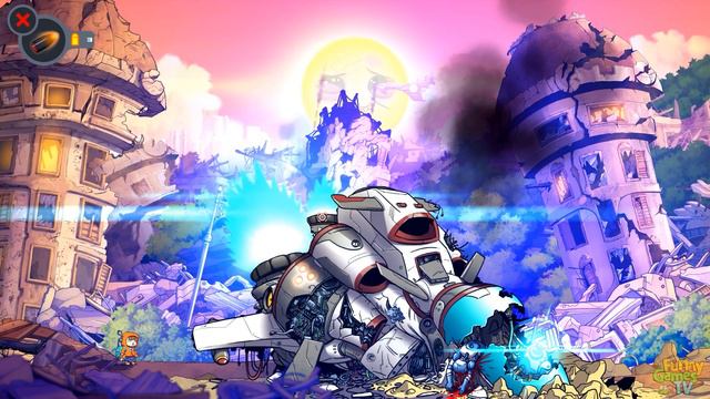 Новый игровой КРУТАЯ ПУШКА КРУТОЙ ПАЦАН видео в игре Rise & Shine Райз и Шайн смотреть онлайн