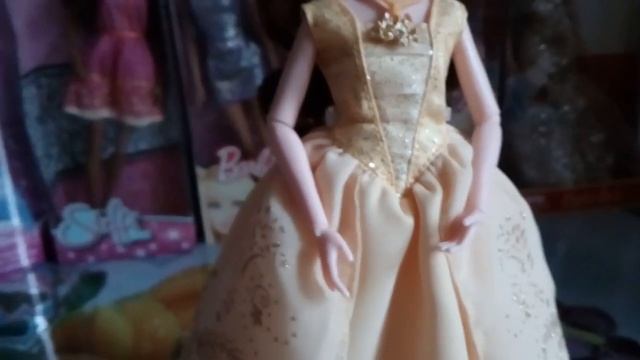 Обзор Disney Beauty And The Beast Belle Doll Enchanting Ball Gown Красавица и чудовище Белль