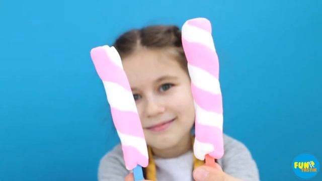 СОНЯ И ЯНА ЛЕПЯТ МОРОЖЕНОЕ с набором "Кафе мороженое" от компании Genio Kids! смотреть онлайн