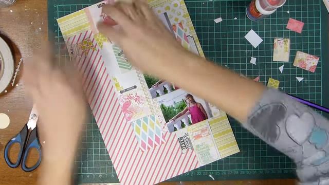 Scrapbooking Layout In American Style