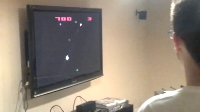 The original Atari Asteroids game (1979) смотреть онлайн