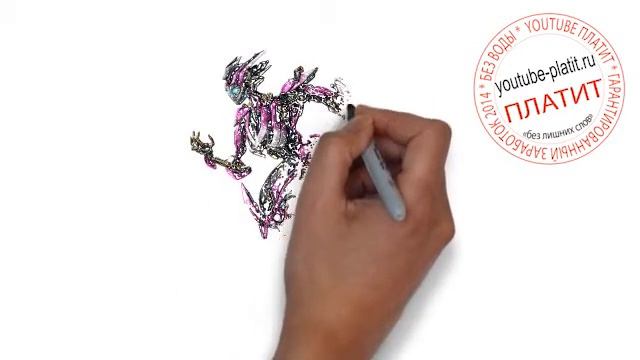 Как правильно рисовать трансформера карандашом Научиться рисовать трансформеров смотреть онлайн