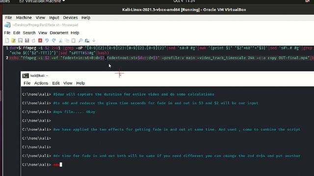 FFMPEG Video Fade in and fade out effects at same time using FFMPEG #2 | EFX Tv FFMPEG Tutorial смотреть онлайн