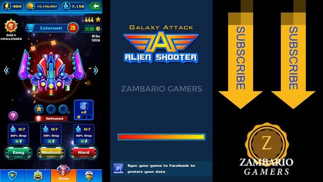 Galaxy Attack Alien Shooter | Boss Mode Level 21 To 30 | All Bosses | Zambario Gamers смотреть онлайн