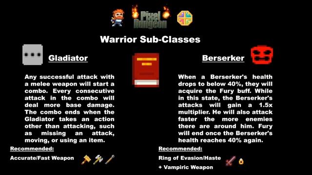Pixel Dungeon - Warrior Guide смотреть онлайн