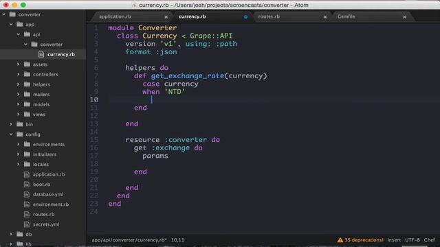 Creating APIs with Grape смотреть онлайн