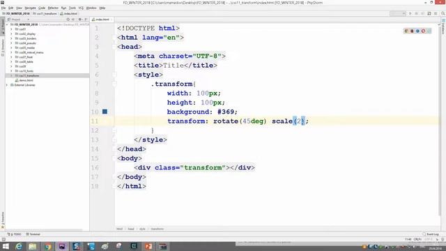 CSS 09. Шрифты (@font-face). Трансформации. Плавность перехода [FD-WINTER-2018] смотреть онлайн