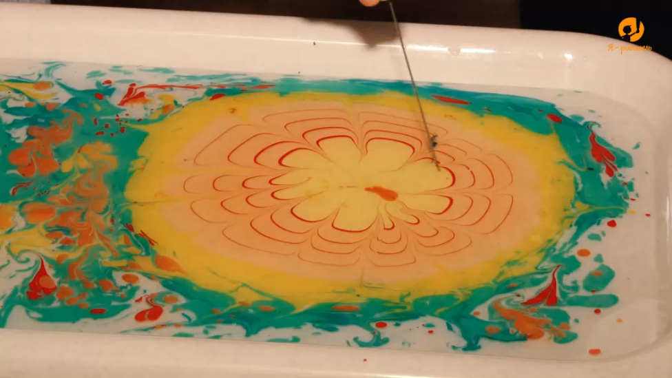 Видеоуроки: Эбру для детей