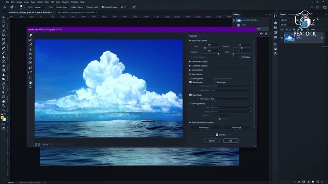 How to use liquify filter in photoshop CC 2021 - EP36 | Liquify tool | Photoshop tutorial sinhala смотреть онлайн