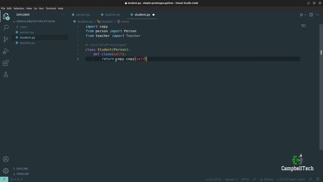 Prototype Pattern in Python: A Step-by-Step Guide смотреть онлайн