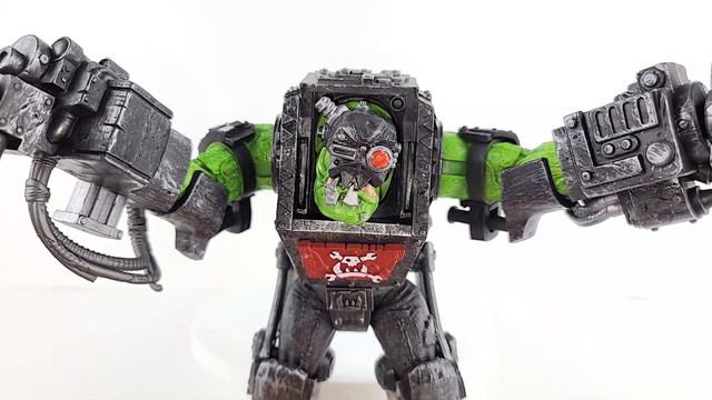 McFarlane Toys Warhammer 40K Ork Big Mek Mega Figure W Action Figure Unboxing & Review смотреть онлайн