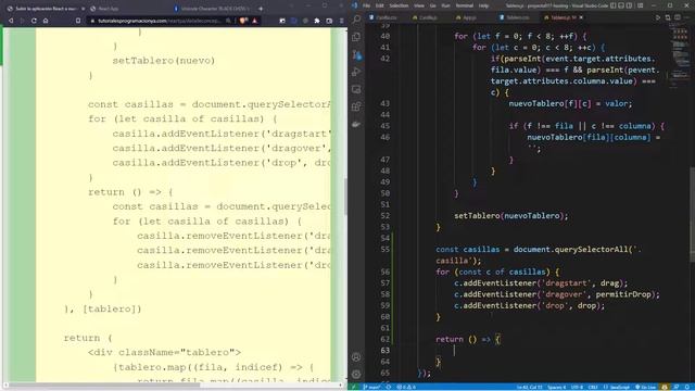 React Curso: 61 Creados los Eventos de Arrastrar y Soltar (Drag and Drop) de Fichas de Ajedrez смотреть онлайн