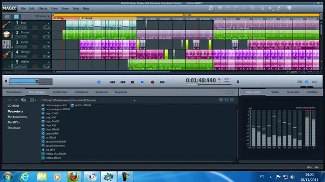 Magix Music Maker 18 basses hip hop 3 смотреть онлайн