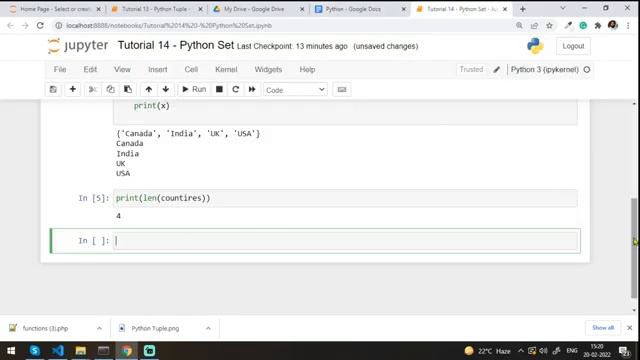 Tutorial 14 - Python Set смотреть онлайн
