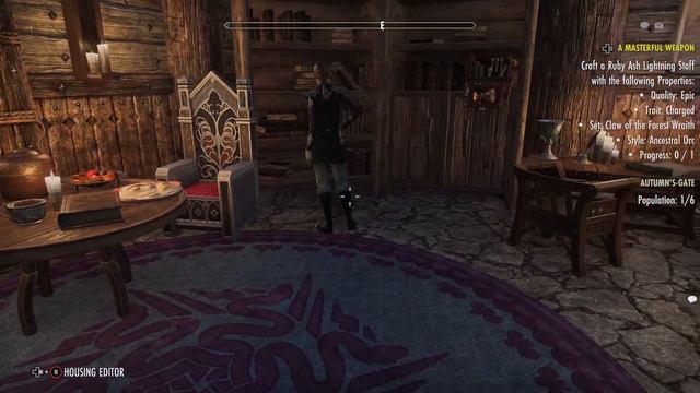 Autumn’s-Gate Skyrim, ESO housing home tour смотреть онлайн