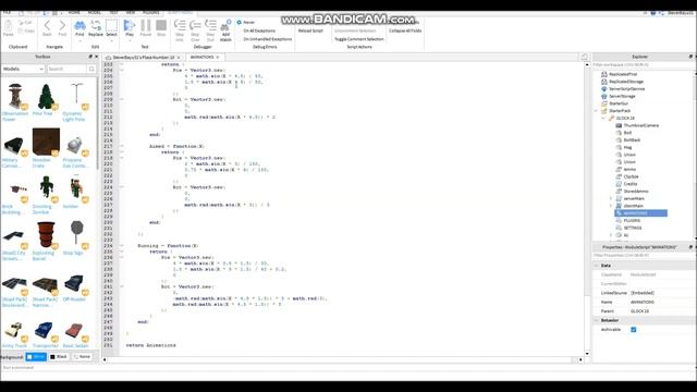 (FREE MODELS) Roblox Studio : Gun Animation Idle , Aiming , Run And Reloading смотреть онлайн