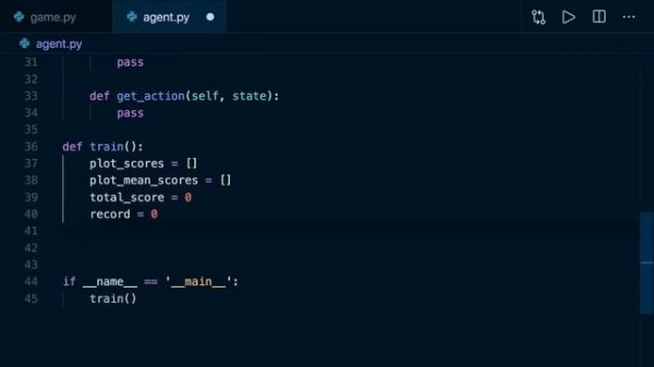 Python + PyTorch + Pygame Reinforcement Learning – Train an AI to Play Snake