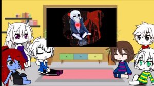 Реакция Андертейл на "История Киллер! Санс"