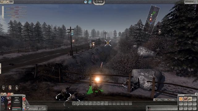 Battle of the Bulge 1944 - US Army Defense Line | Men of War: Assault Squad 2 Gameplay смотреть онлайн