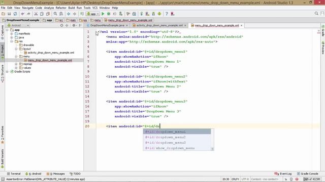 How to create Material Design Drop Down Menu смотреть онлайн
