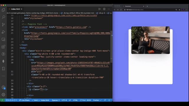 Tailwind CSS Design Series # Ep-1- || Creating a Modern Card using HTML and Tailwind CSS смотреть онлайн