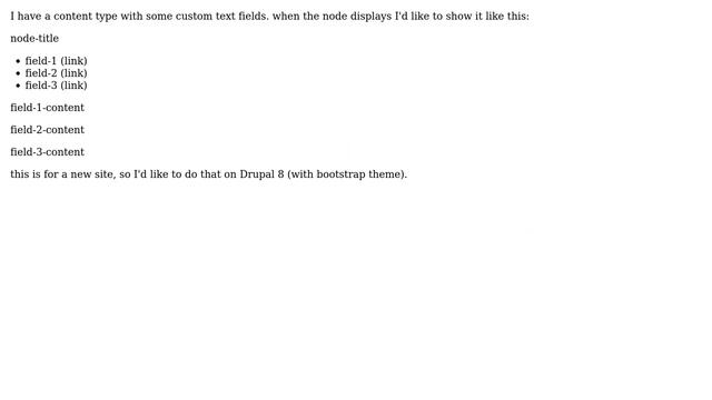 Drupal: How to do a list navigation into a node content? смотреть онлайн