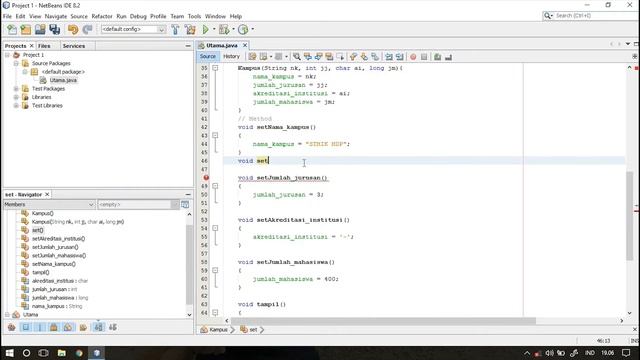 Menambahkan Setter dan Getter Method di dalam konsep OOP Java - TUTORIAL смотреть онлайн