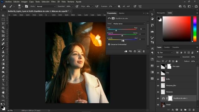 Butterfly GLOW en Photoshop | TUTORIAL RAPIDO смотреть онлайн