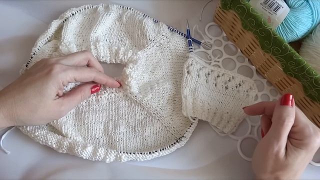 Две кофточки и комплект для дочи. Все мои процессы. смотреть онлайн