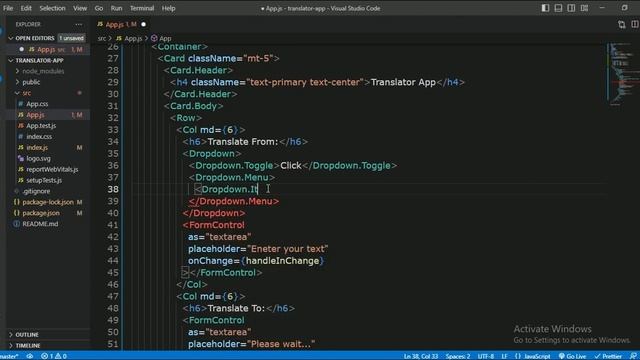 Learn Easily: Creating a Translation App in React JS | ReactJS Hindi Tutorial смотреть онлайн