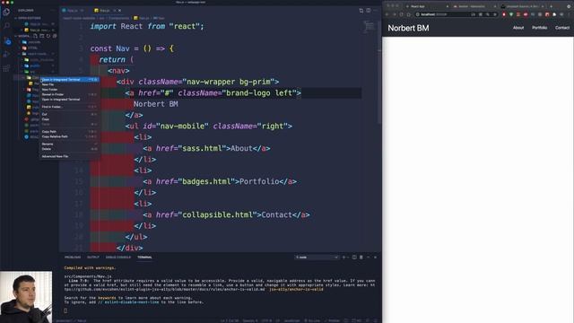 React Router Tutorial | Create Website navigation using React Router, Routs, Switch and Link смотреть онлайн