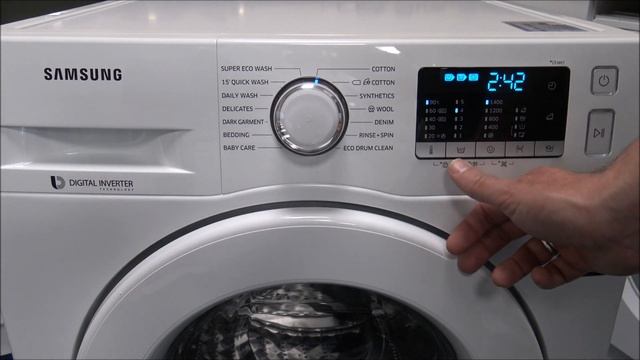Samsung WW90J5455 9Kg 1400 Spin Washing Machine смотреть онлайн