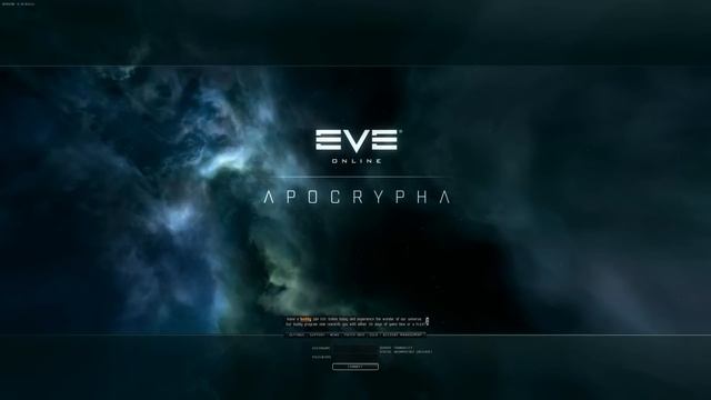 EVE Online Apocrypha login screen смотреть онлайн