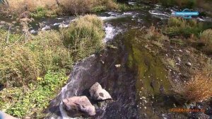 Купание в гейзере. Джермук. Средневековый монастырь