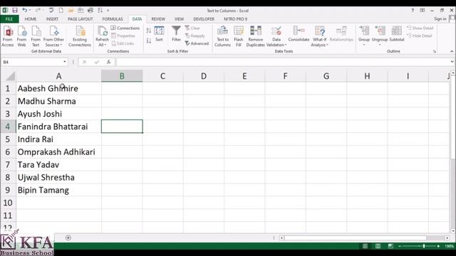 MS Excel - Text to Columns -Tutorial Video смотреть онлайн