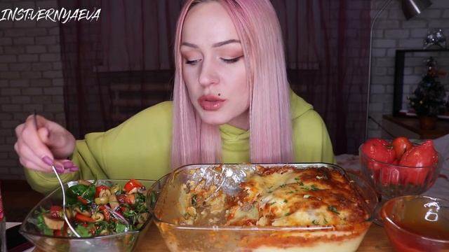 MUKBANG | Пюре, котлетки (запеканка), салат | Puree, cutlets (casserole), cheese, salad не ASMR смотреть онлайн