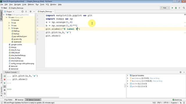 Part01: Data Visualization using pyplot -Python for XII CBSE смотреть онлайн