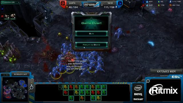 jookTo vs Verdi: IEM Katowice - [Starcraft II] смотреть онлайн