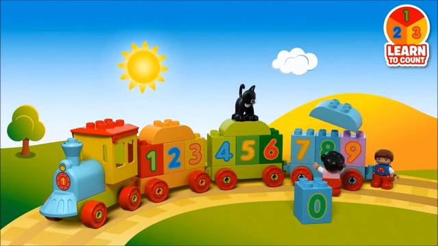 Конструктор LEGO DUPLO - 10847 Поезд Считай и Играй смотреть онлайн